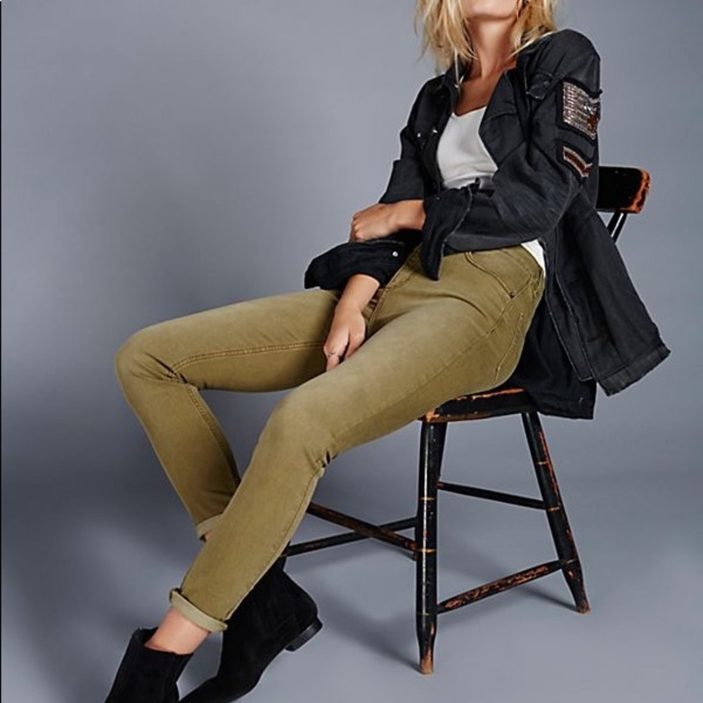 Free People Roller Skinny Jeans